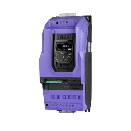 Invertek Drives 30 kW 40 HP, 43 A; Size 4, IP20;IV: Three Phase, 500-600 V;OV: Three Phase, 500-600 V ODV-3-460430-3012-MN